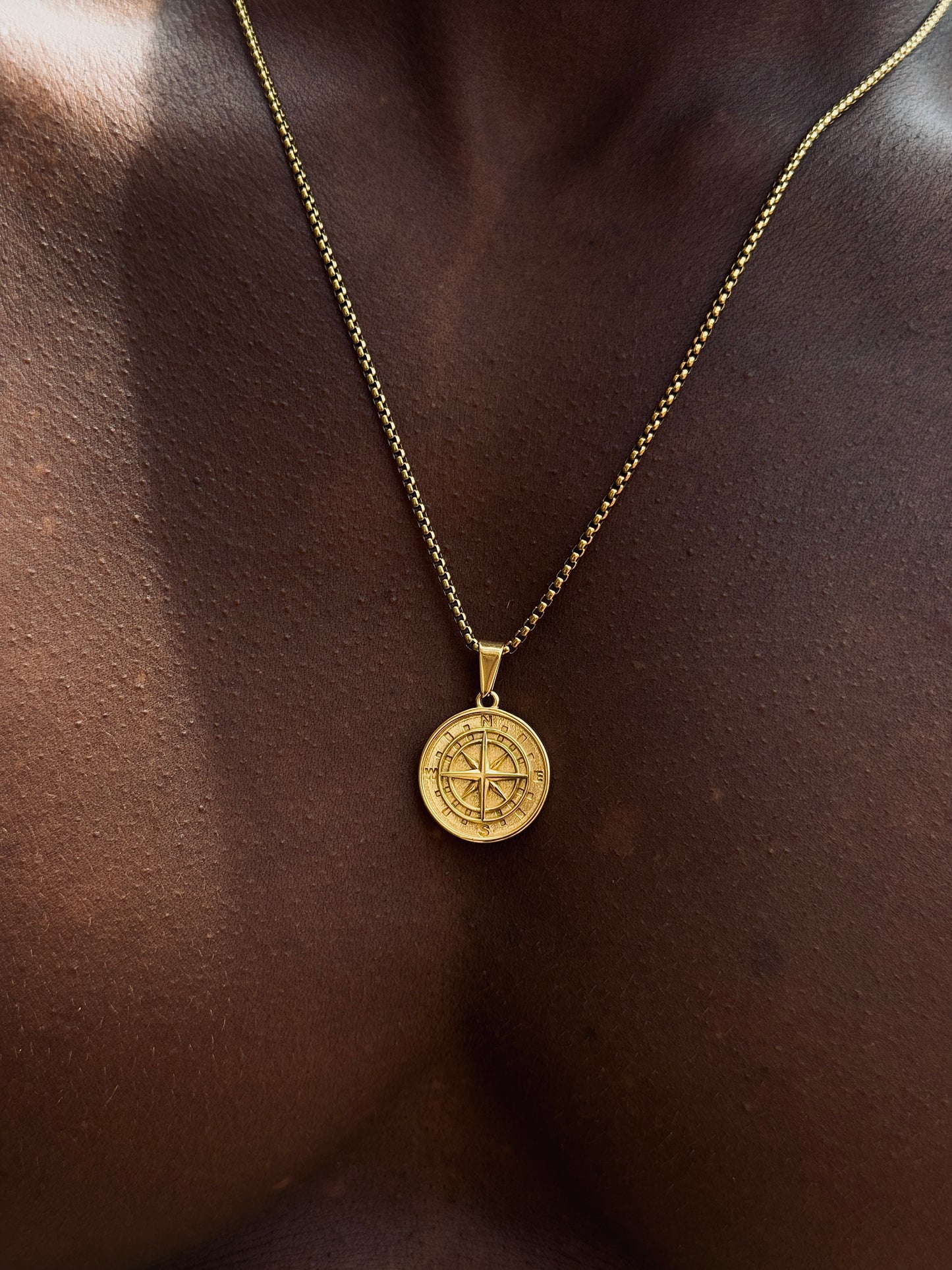 Compass necklace