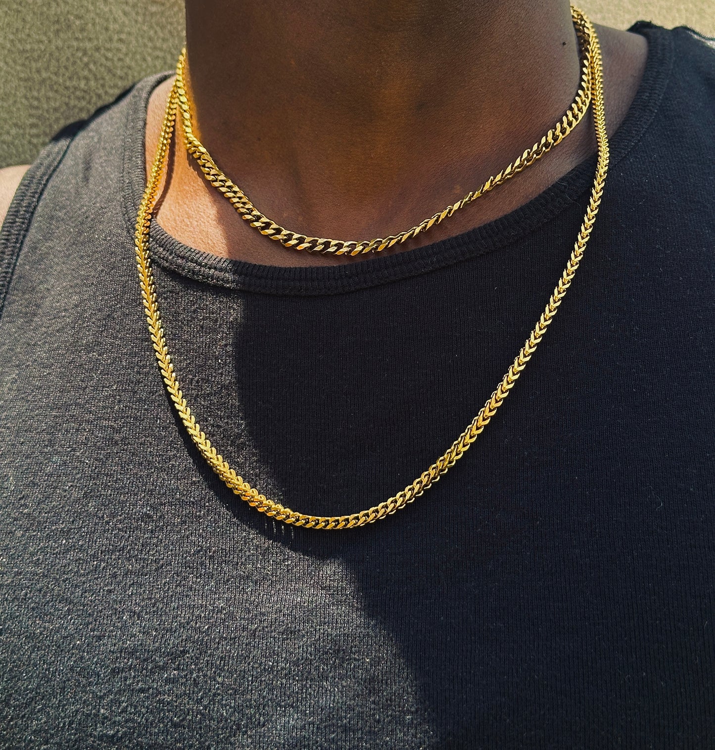 3D Box Necklace stack