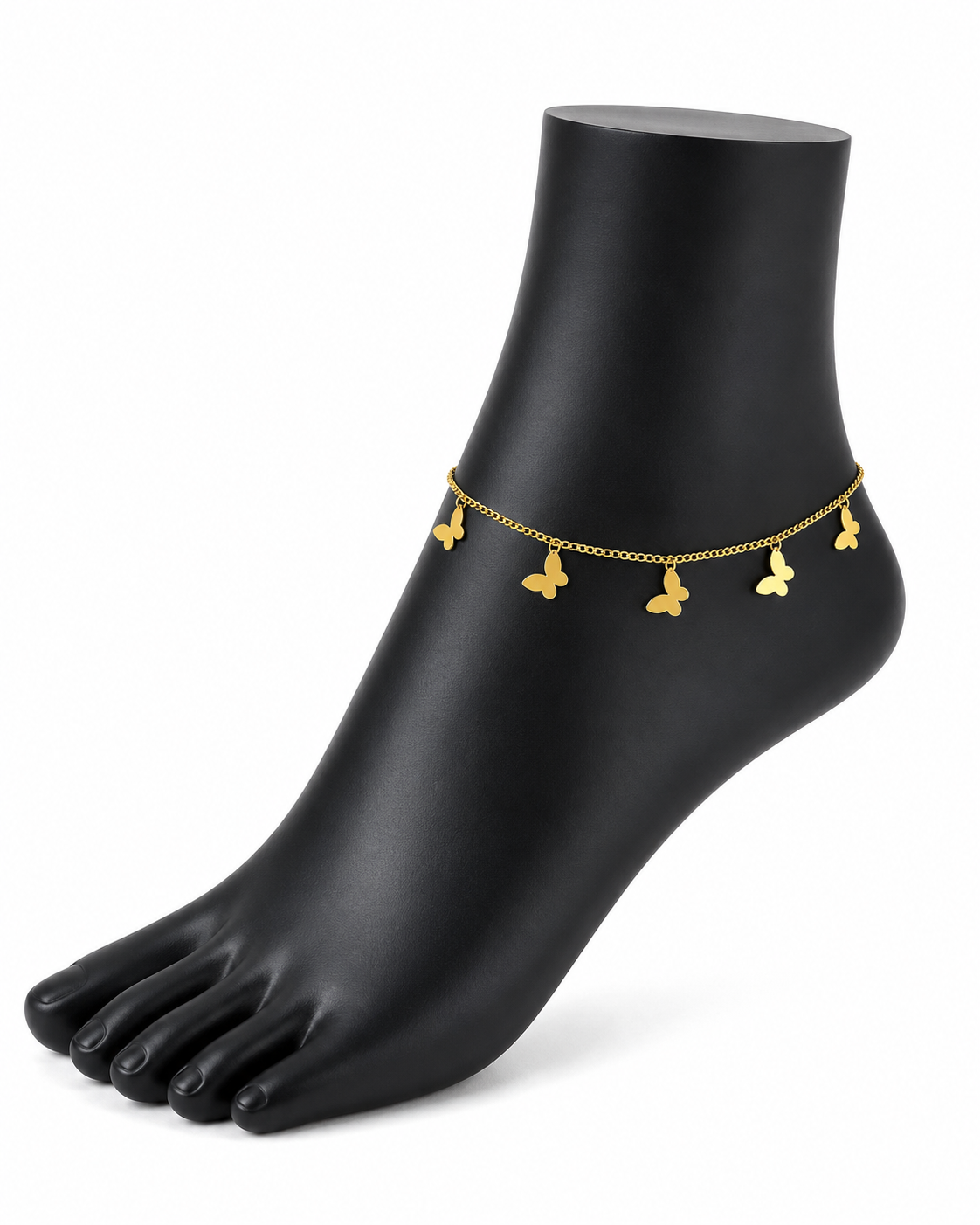 Butterfly anklet