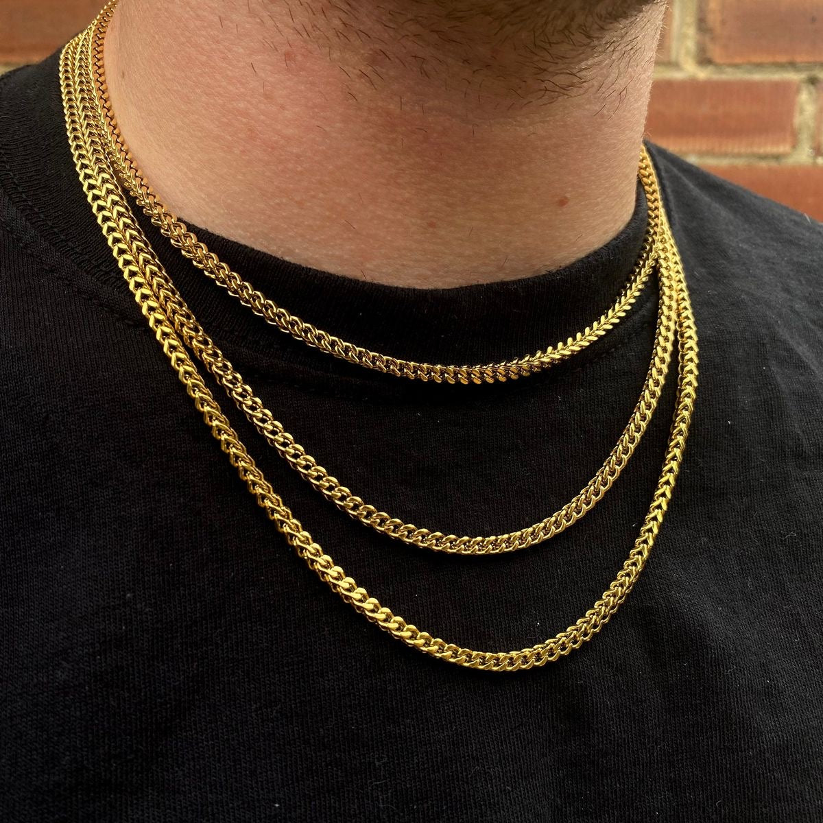 Franco chain ( 3d box necklace)