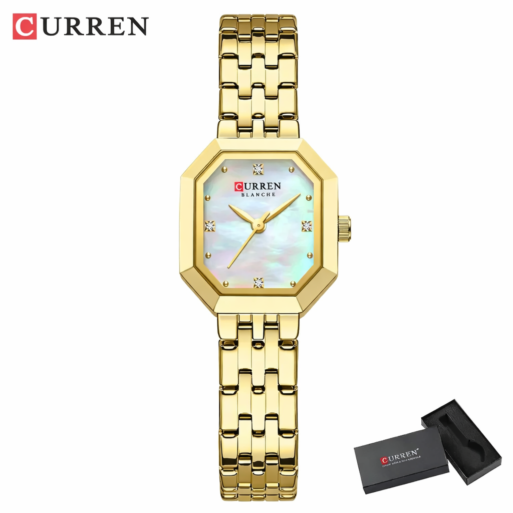 Octagonal curren watch