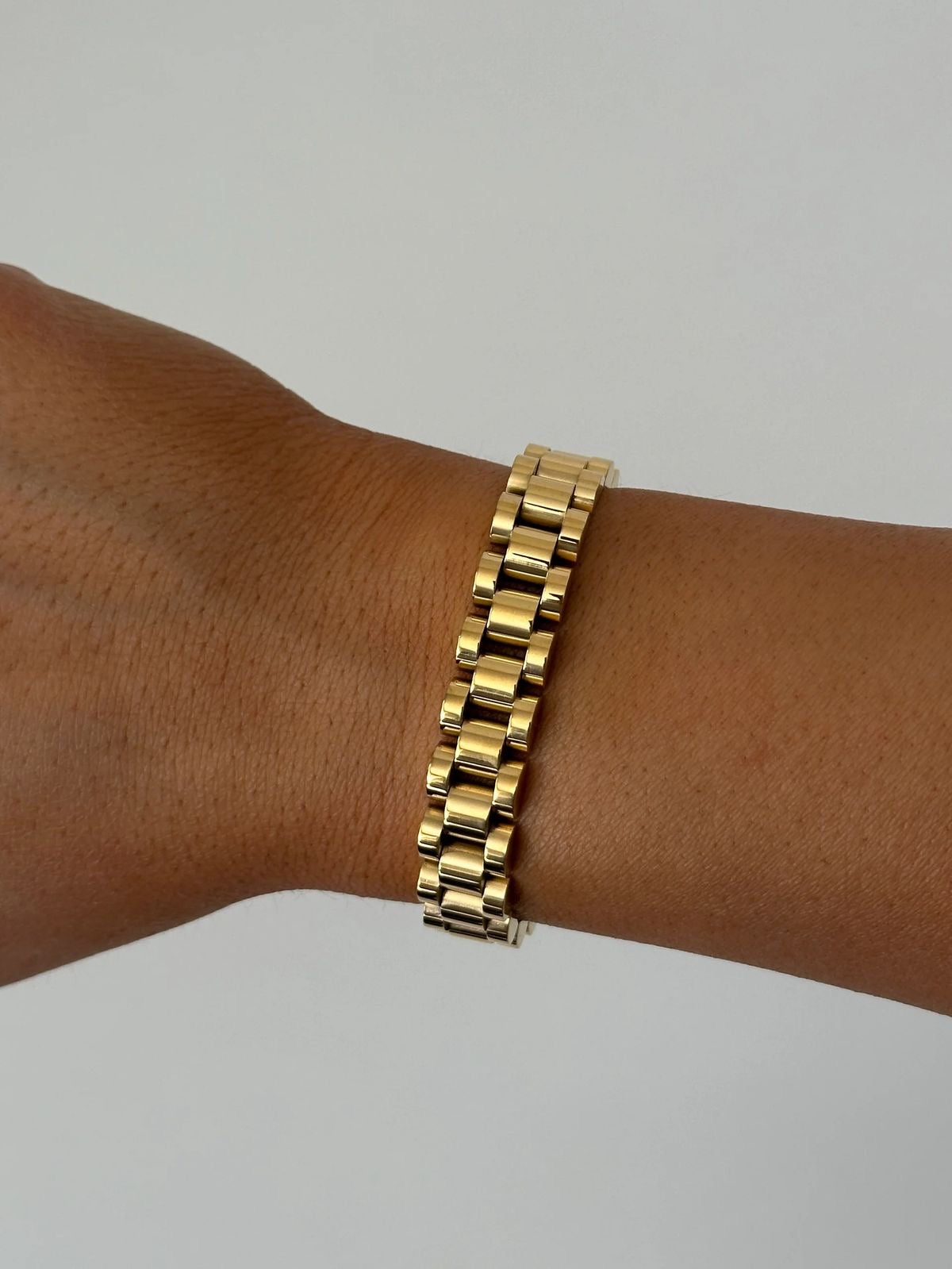 Watch chain bracelet