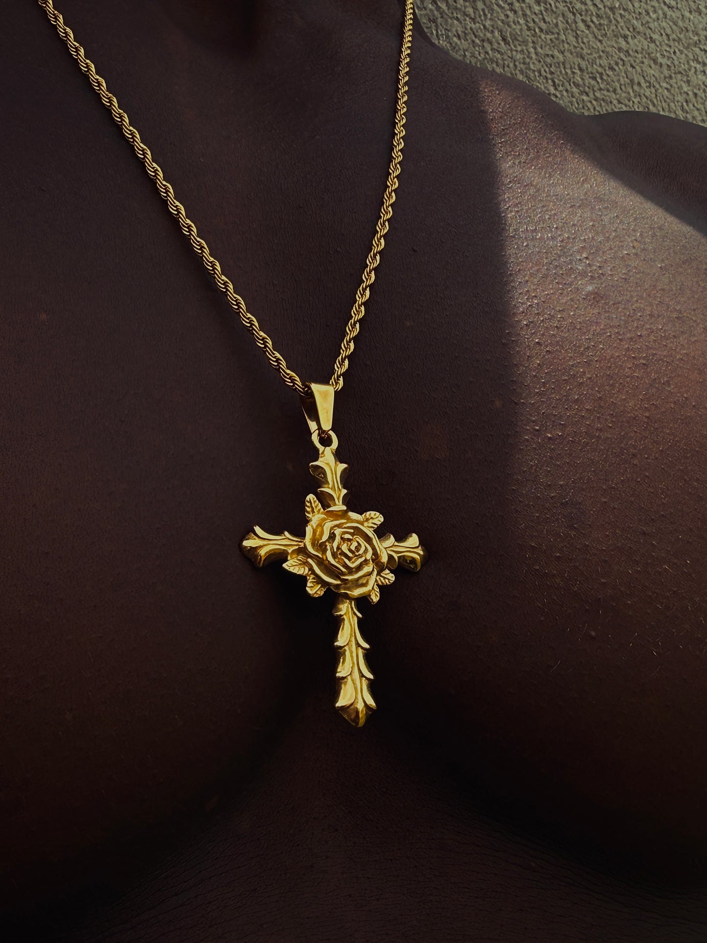 Retro Rose cross