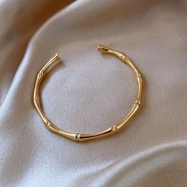 Bamboo texture bangle