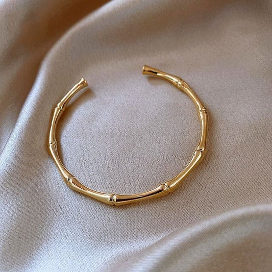Bamboo texture bangle