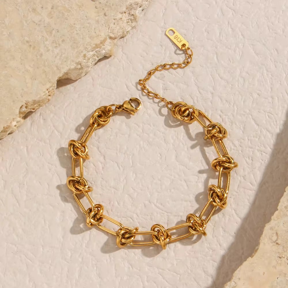 Knotted bracelet