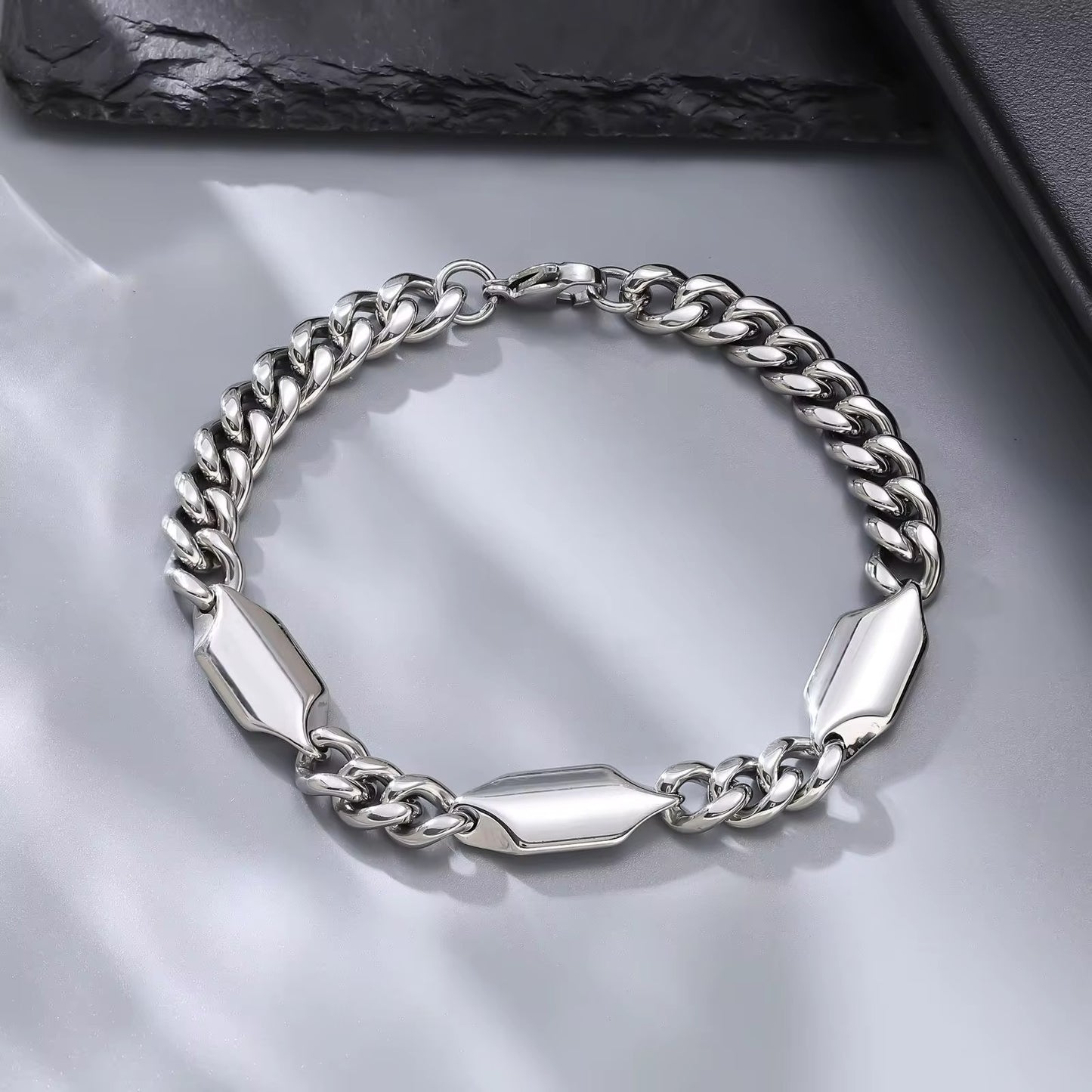 Rhombus Cuban bracelet