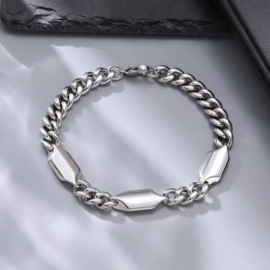 Rhombus Cuban bracelet